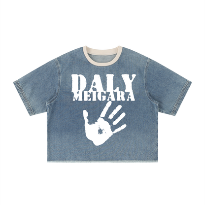 Hand of Daly Denim T-Shirt